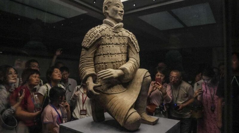 Archeological excavation of Terracotta Warriors