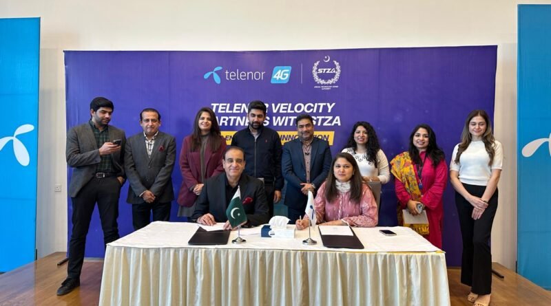 STZA and Telenor Pakistan Sign MoU to Drive Innovation