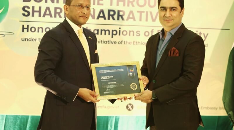 Ethiopian Embassy in Islamabad Honors ‘Champions of Ethio