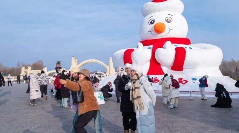 Ice; snow tourism continues to boom in NE China's Harbin
