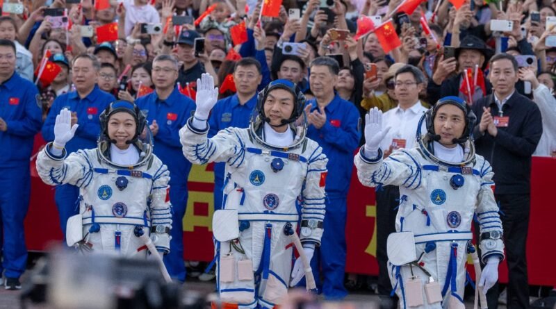 Long March-2F Y23 rocket carrying China’s Shenzhou-23 crewed spacecraft lifts off from the Jiuquan Satellite Launch Center